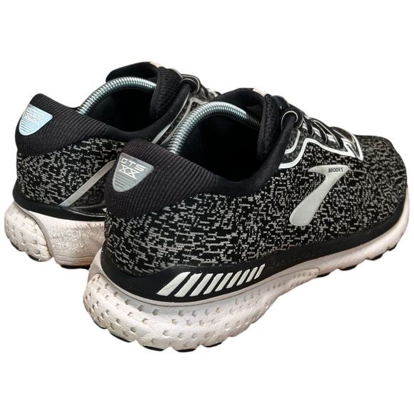 Brooks Adrenaline GTS 20 Men's SZ 11.5 Sneaker Black White Oreo READ Need Insole - Picture 5 of 16
